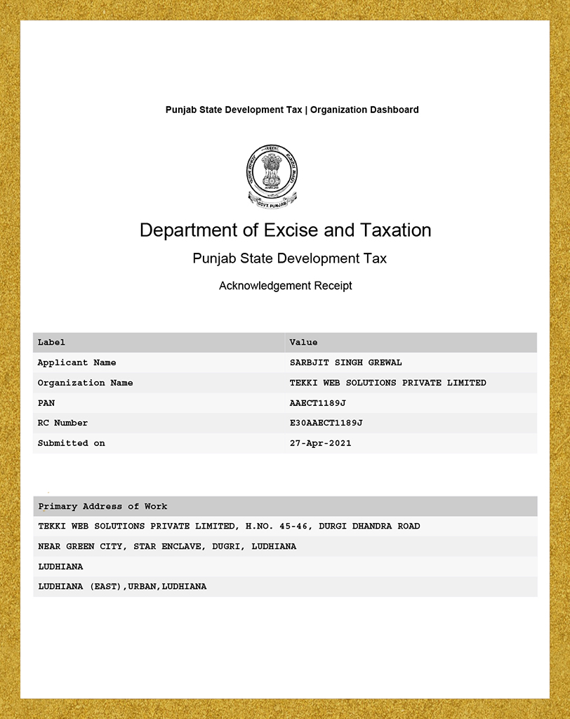 development tax